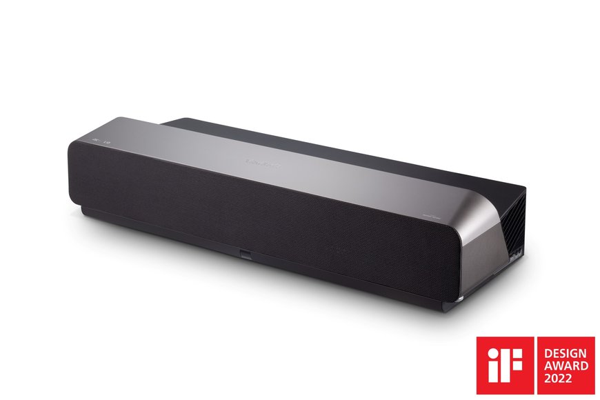 ViewSonic’s X1000-4K LED Soundbar Projector Scores iF Design Award for Smart and Minimalistic Design